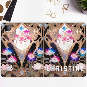 Custodia per iPad Grimoire con portapenne iPad Pro 11 10.2 10.9 pollici iPad Air 5 4 iPad Pro 12.9 11 Mini 6 Goth Retro Estetica Magia Strega Libro