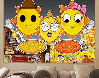 Sprunki Wall Tapestry,Mr Sun Family Convenience Store Tapestry,Sprunki Tapestry,Funny tapestry,Home Decor for bedroom room living room