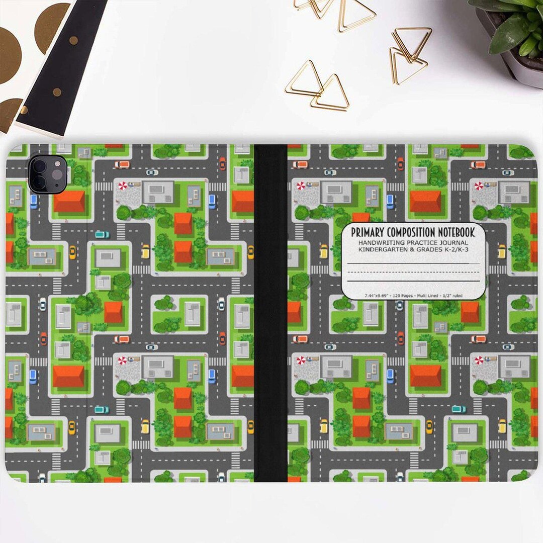 Buy Toy Car Maze Car iPad Case Book With Pencil Holder Cover for iPad 9.7" 10.2" 10.5"10.9" 11