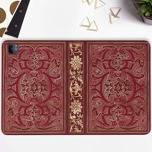 Custodia per iPad Grimoire con portapenne iPad Pro 11 10.2 10.9 pollici iPad Air 5 4 iPad Pro 12.9 11 Mini 6 Goth Retro Estetica Magia Strega Libro