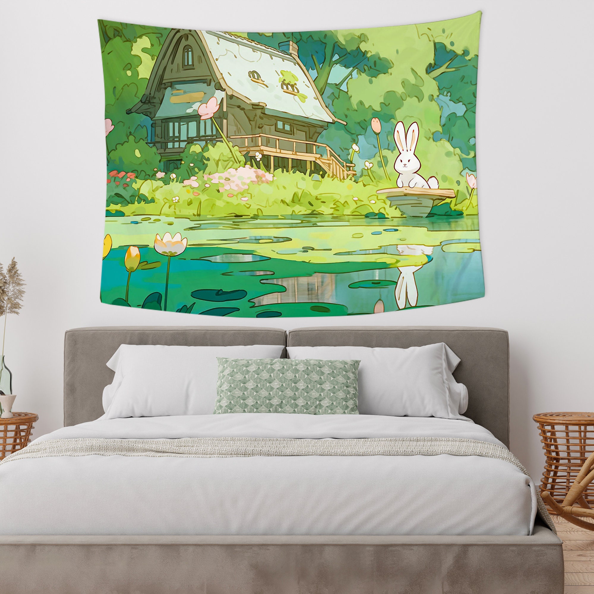 Beautiful Flower Wall Tapestry For Living Room,bedroom,dorm