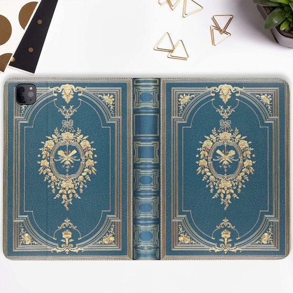 Grimoire ipad Tasche mit Stifthalter iPad Pro 11 10.2 Zoll iPad Air 5 4 iPad Pro 12.9 11 Mini 6 Goth Retro Ästhetik Magie Hexe Buch