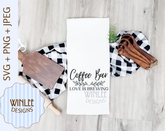 Kaffeebar Liebe braut SVG | Kaffee Bar SVG | Kaffee Liebhaber Tiered Tablett Zeichen SVG | Kaffee-Svg Png Jpg | Cricut Silhouette | Kaffee Dateien