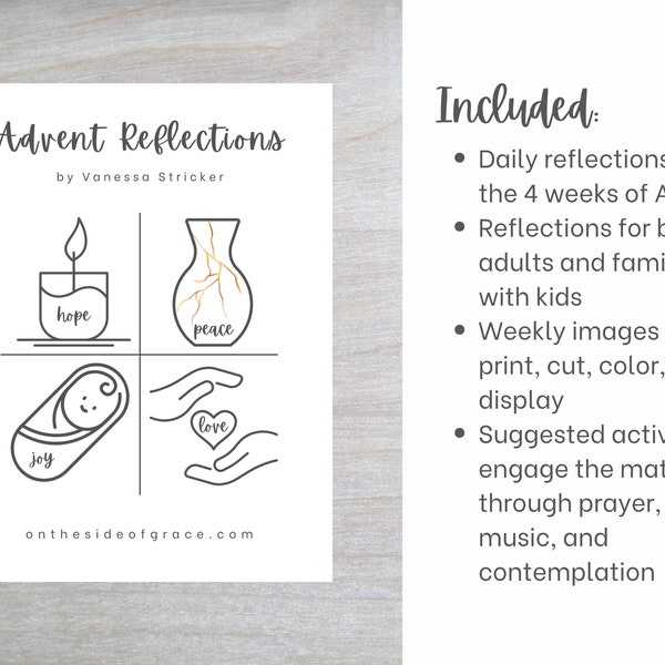 Advent Reflections | PRINTABLE Advent Devotional for Individuals and Families