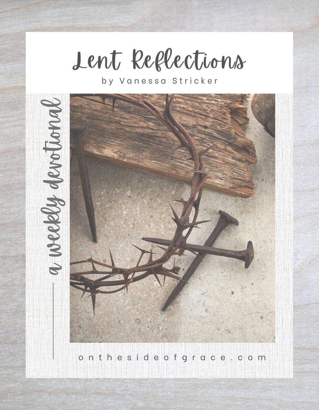 Lent Reflections PRINTABLE Lent Devotional for Adults Etsy
