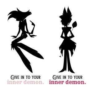 Give in to Your Inner Demon Hazbin Hotel or Helluva Boss Inspired