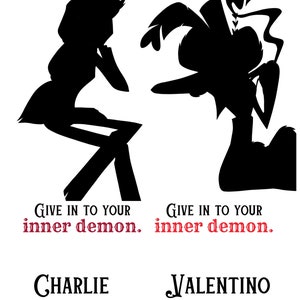 Give in to Your Inner Demon Hazbin Hotel or Helluva Boss Inspired