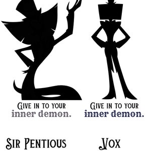 Give in to Your Inner Demon Hazbin Hotel or Helluva Boss Inspired