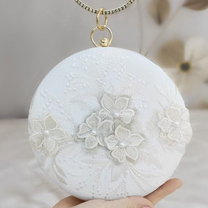 Embroidery Clutches Evening Bag For Wedding Banquet Bridal bag Bridal Purse Wedding gifts Bridal gift image 1