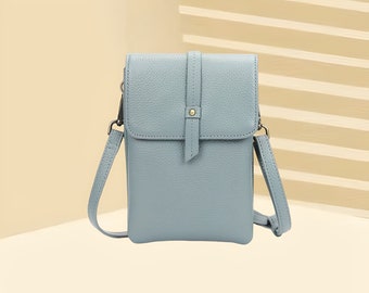 Bolso de cuero de capa superior, monedero multifunción, bolso cruzado, bolso para axilas, bolso de hombro, bolso personalizado, bolso de cuero, regalo de cumpleaños, regalo de madre