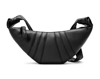 Sac à croissants en cuir de vachette,Sac sous les bras,Sac personnalisé,Sac pour femme en cuir,Sac à bandoulière,Sac à bandoulière,Sac vintage,Cadeau d'anniversaire,Cadeau pour elle