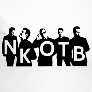 Archivos de corte digitales de New Kids On The Block - Archivos de diseño - Cricut - SvG - Silhouette Cameo - PNG - EpS - PDF - DxF - NKOTB