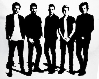 One Direction Inspired Digital Cut Files - Design Files - Cricut - SvG - Silhouette Cameo - PNG - EpS - PDF - DxF