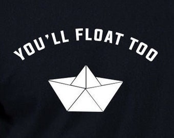 IT You'll Float Too Digital Files - Archivos de diseño - Cricut - SvG - Silhouette Cameo - PNG - EpS - PDF - DxF - Clown