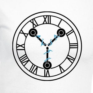 バック・トゥ・ザ・フューチャー クロックタワー デジタルファイル - デザインファイル - Cricut - SvG - シルエットカメオ - PNG - EpS - PDF - DxF - バック・トゥ・ザ・フューチャー