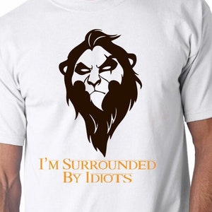 Ik ben omringd door digitale bestanden - Design Files - Cricut - SvG - Silhouet Cameo - PNG - EpS - PDF - DxF - The Lion King
