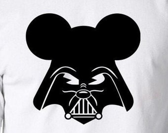 Darth Mickey Digital Files - Design Files - Cricut - SvG - Silhouette Cameo - PNG - EpS - PDF - DxF - Star Wars