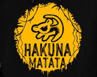 Hakuna Matata Digital Files - Design Files - Cricut - SvG - Silhouette Cameo - PNG - EpS - PDF - DxF - The Lion King