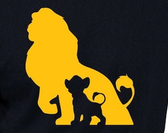 Mufasa And Simba Digital Files - Design Files - Cricut - SvG - Silhouette Cameo - PNG - EpS - PDF - DxF - The Lion King