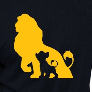 Mufasa en Simba Digitale Bestanden - Design Files - Cricut - SvG - Silhouette Cameo - PNG - EpS - PDF - DxF - The Lion King