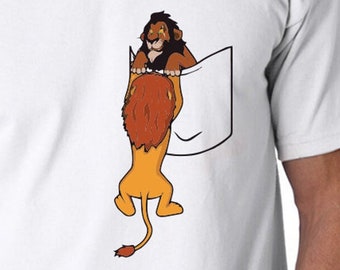 Mufasa And Scar Pocket Digital Files - Design Files - Cricut - SvG - Silhouette Cameo - PNG - EpS - PDF - DxF - The Lion King
