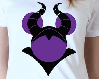 Maleficent Minnie Digital Files - Design Files - Cricut - SvG - Silhouette Cameo - PNG - EpS - PDF - DxF - Maleficent Mouse