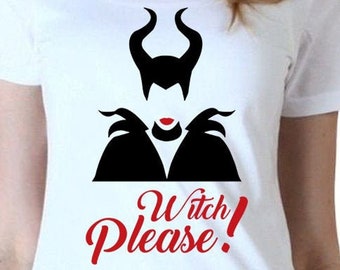 Witch Please Digital Files - Design Files - Cricut - SvG - Silhouette Cameo - PNG - EpS - PDF - DxF - Maleficent