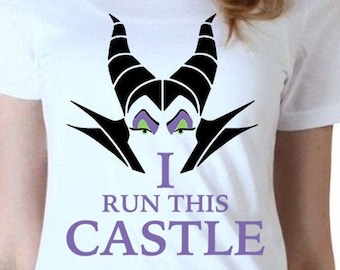 I Run This Castle Digital Files - Design Files - Cricut - SvG - Silhouette Cameo - PNG - EpS - PDF - DxF - Maleficent