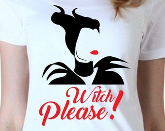 Witch Please Digital Files - Design Files - Cricut - SvG - Silhouette Cameo - PNG - EpS - PDF - DxF - Maleficent
