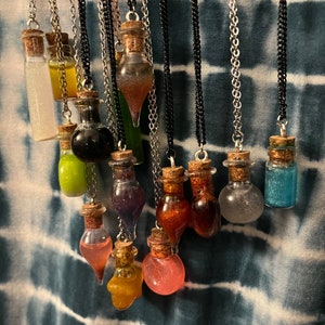 Mini Custom Potion Bottle Necklace