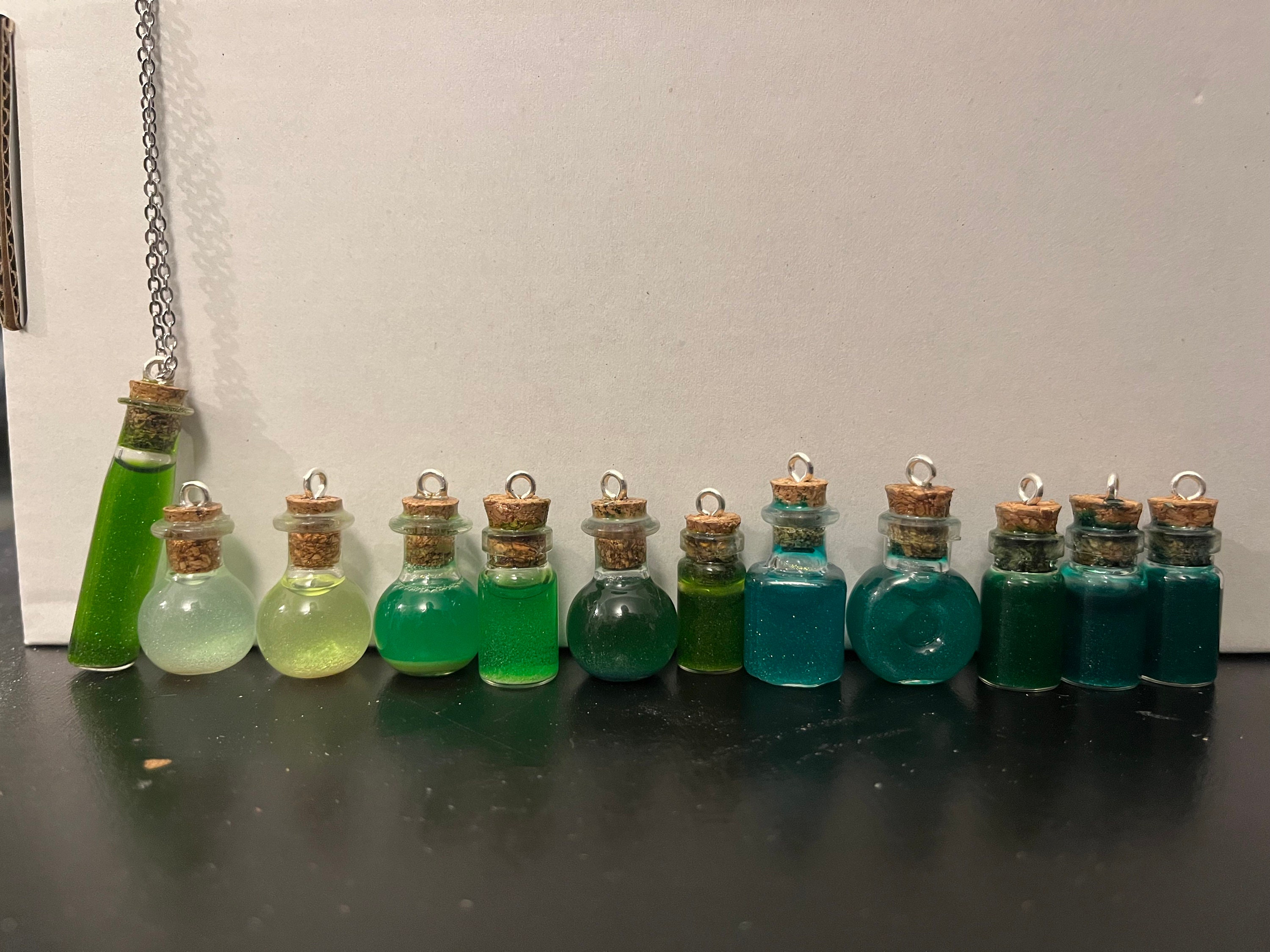 Mini Custom Potion Bottle Necklace Etsy