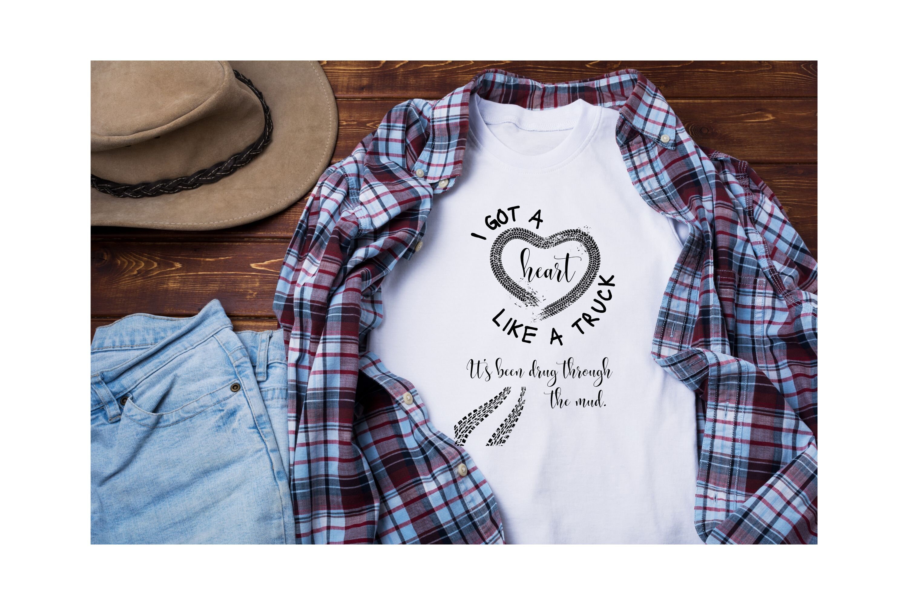 I Got a Heart Like A Truck SVG, Digital Download, Lainey Wilson Lyrics