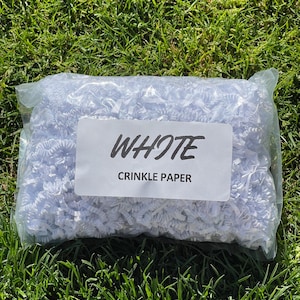 2.5oz Crinkle Paper Shred – Shredded Paper Filler for Care Packages, Gift Boxes & Shipping