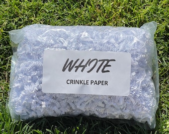 2.5oz Crinkle Paper Shred – Shredded Paper Filler for Care Packages, Gift Boxes & Shipping