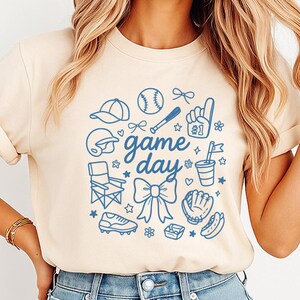 Baseball Game Day PNG Sublimation Design, Coquette Baseball Mom Png, Baseball Mama Png, Baseball Season Png, Sports Doodle Digital Download