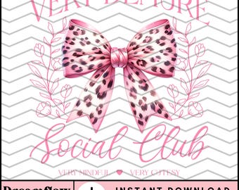 PNG très sage, png sage et mignon, noeud de coquette rose, png social club sage, sublimation tendance amusante pour chemise, tasse