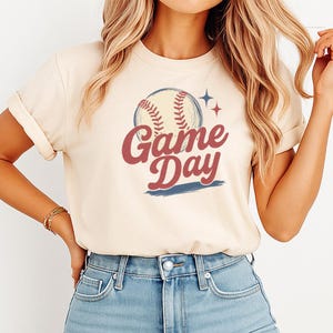Retro Game Day Baseball PNG Sublimation Design, Baseball Mom Png, Baseball Mama Png, Baseball Season Digital Download, Baseball Shirt Png