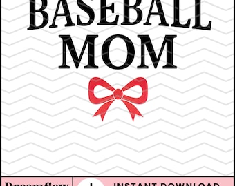 Coquette Baseball Mom PNG Sublimation Design, Baseball Mama Png, Baseball Season Png Digital Download, Minimalist Baseball Shirt Png