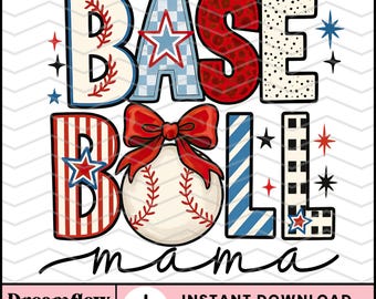 Baseball Mama PNG Sublimation Design, Coquette Baseball Mom Png, Trendy Baseball Season Png Digital Download, Baseball Doodle Shirt Png
