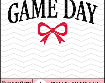 Game Day Bow PNG Sublimation Design, Coquette Baseball Png, Baseball Mama Png, Minimalist Baseball Season Digital Download, Sports Mom Png
