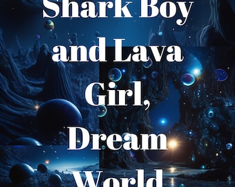 Shark Boy and Lava Girl, Dream World Depiction, IPhone Wallpapers