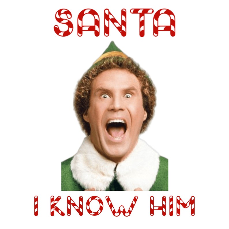 Santa I Know Him PDF SVG PNG - Etsy Ireland