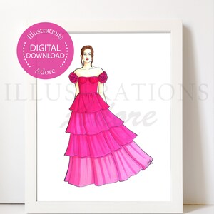 strapless open back dress Cassidy Hot Pink Floral Dress - DM exclusive - Maternity Friendly