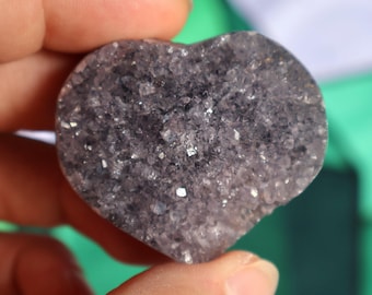 Corazón de amatista drusa B