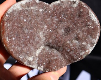 Cruze Corazón Z con Estalactita de Amatista y Arándano
