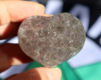 Racimo de amatista corazón G