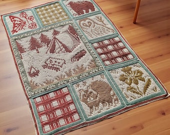 Padrão de crochê mosaico Espírito da Floresta
