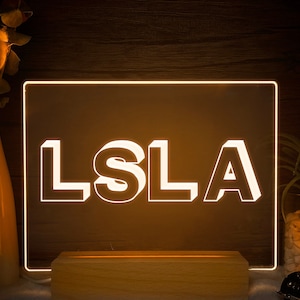 Custom kids night light, Teenage girl gifts, Personalized baby night light, LED name light, Bedside lamp, BL01
