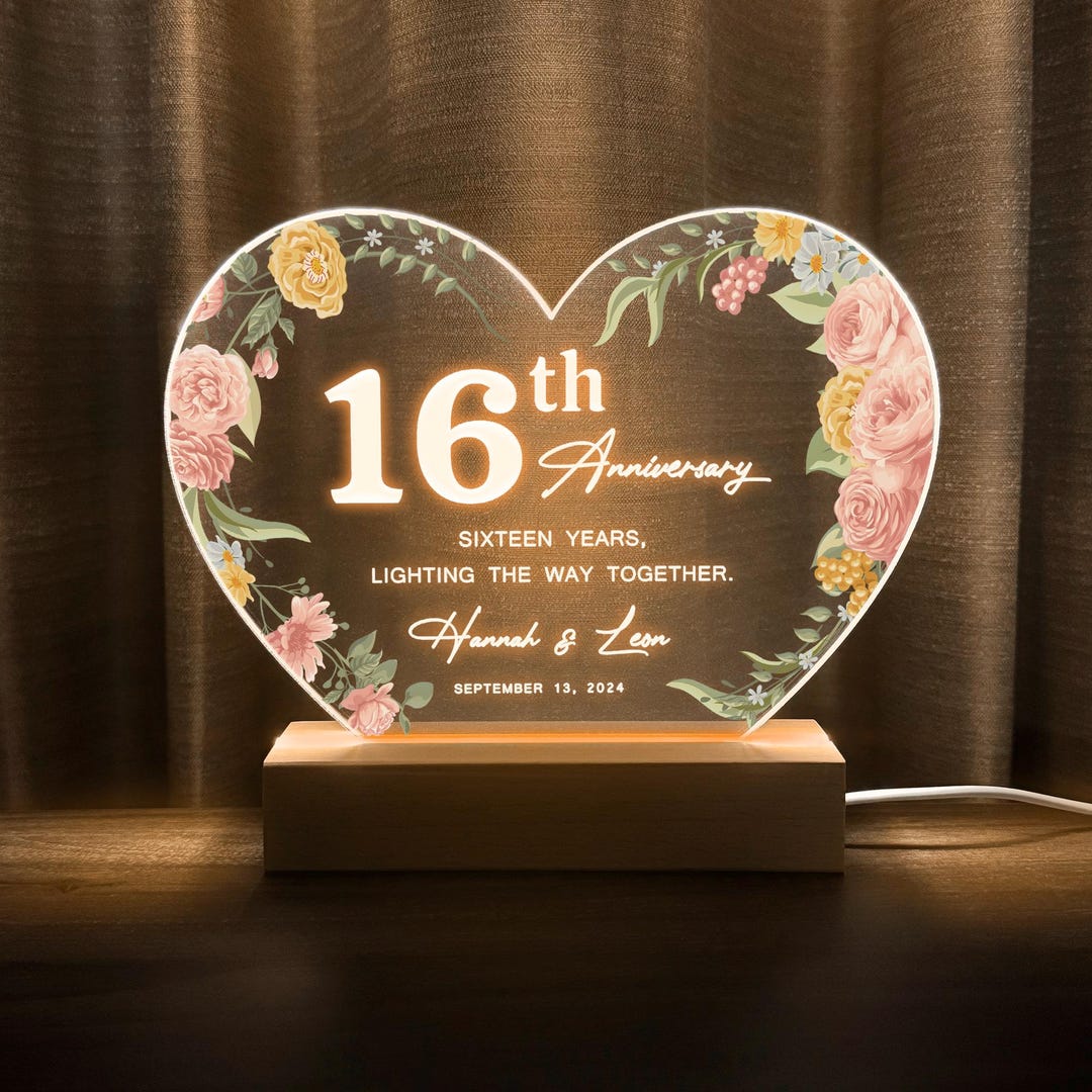 16th Anniversary Gift, Wax Anniversary Gift, Anniversary Gift