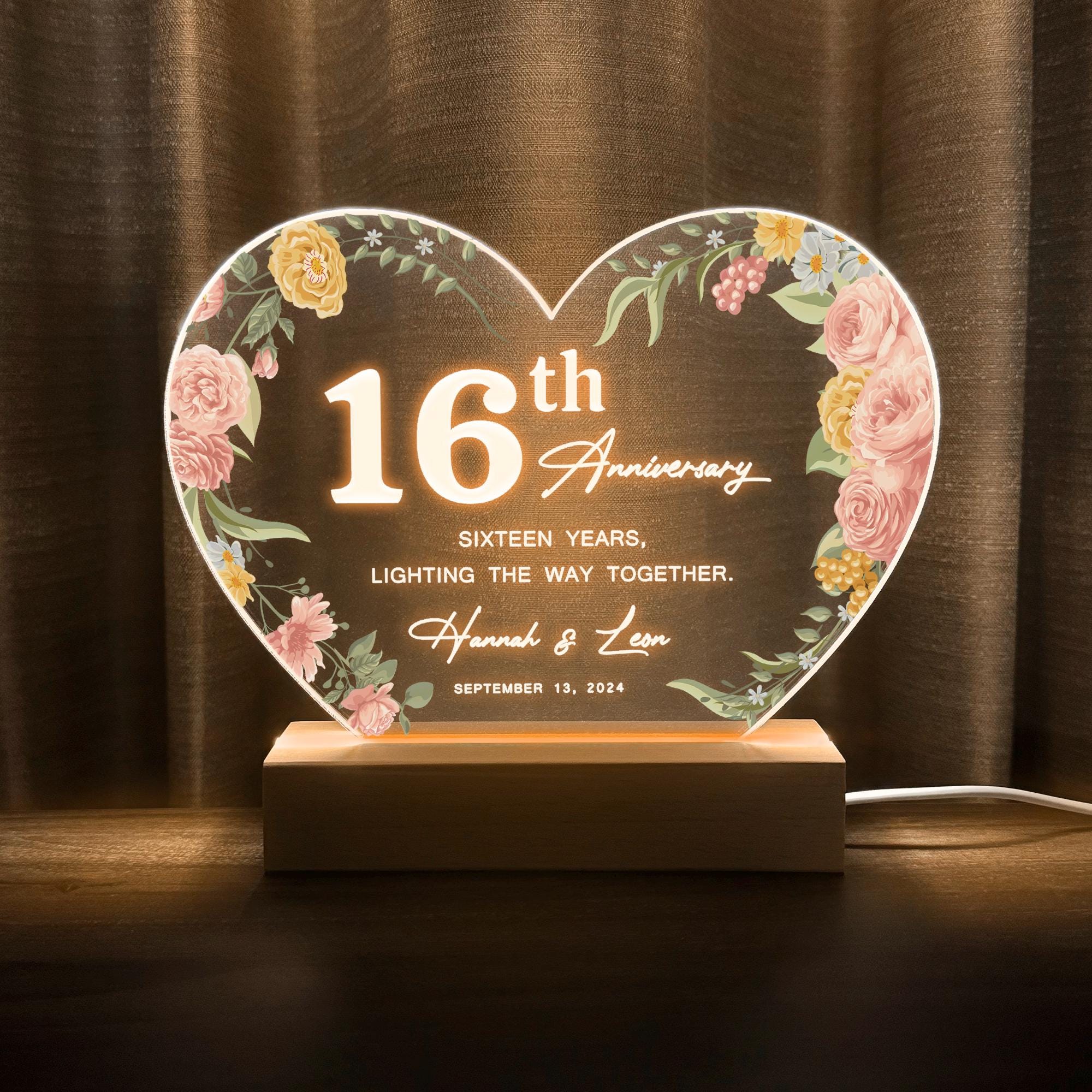 お*つ様 16th Anniversary TROPHY CLOTHING 16th Anniversary Gift, Wax Anniversary Gift, Anniversary Gift